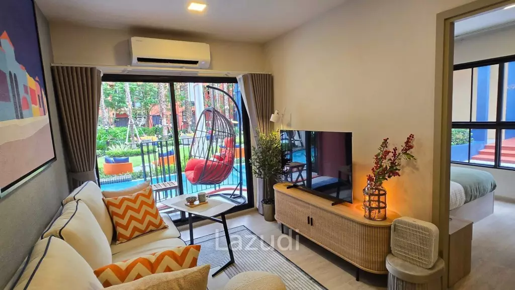 Cabanas : Modern 2BR Tropical Design with Pool Access.
