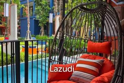 Cabanas : Modern 2BR Tropical Design with Pool Access.