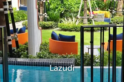 Cabanas : Modern 2BR Tropical Design with Pool Access.