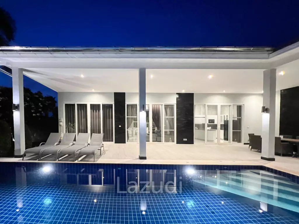 Modern 4BR Pool Villa with  Garden in Hua Hin