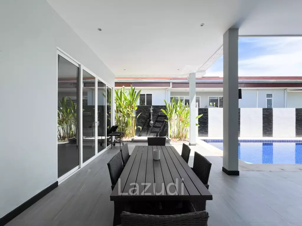 Modern 4BR Pool Villa with  Garden in Hua Hin