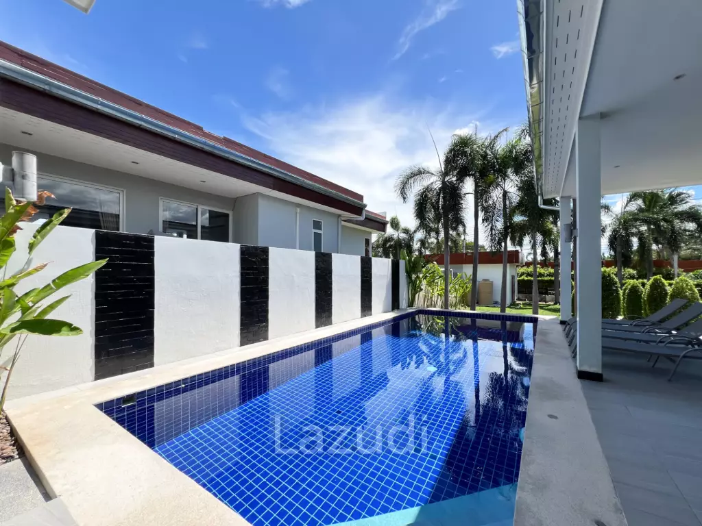 Modern 4BR Pool Villa with  Garden in Hua Hin