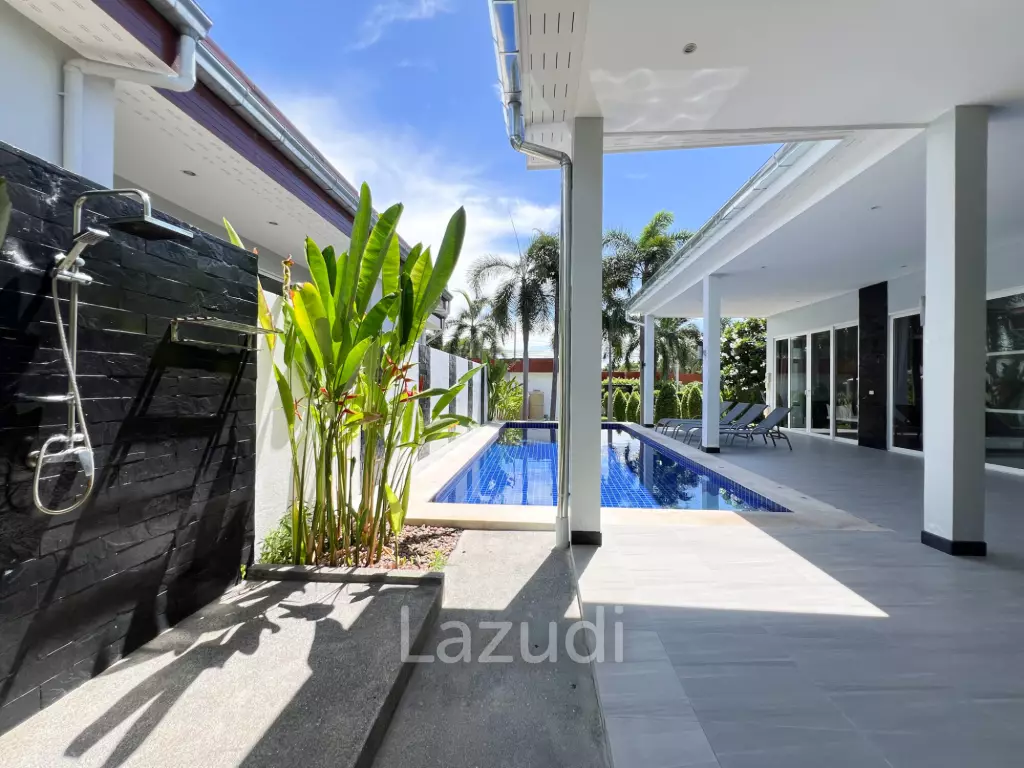 Modern 4BR Pool Villa with  Garden in Hua Hin