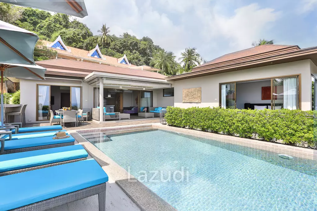 Prime Lamai 4-Bedroom Pool Villa Just 500m from the Beach