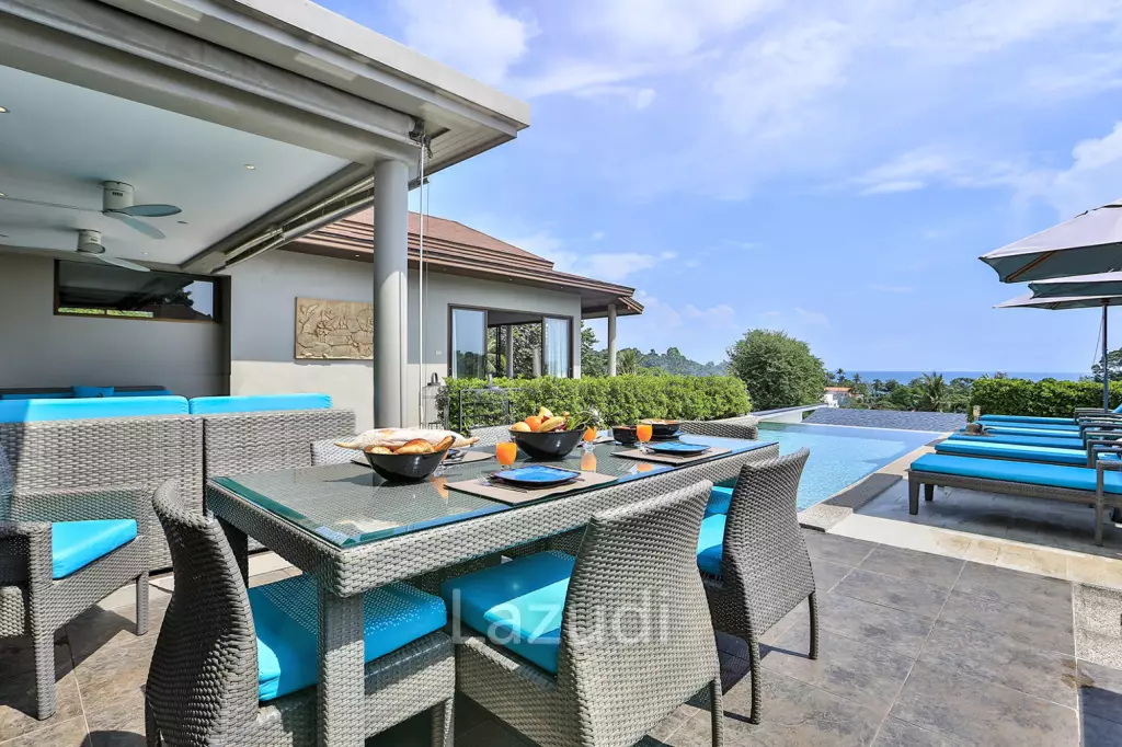 Prime Lamai 4-Bedroom Pool Villa Just 500m from the Beach