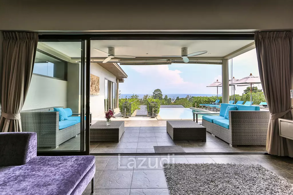 Prime Lamai 4-Bedroom Pool Villa Just 500m from the Beach