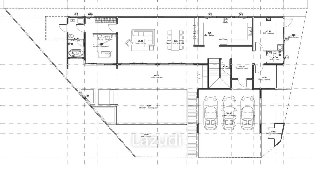 Modern pool villa in Ko Kaeo Mouana Residence Phuket near BIS