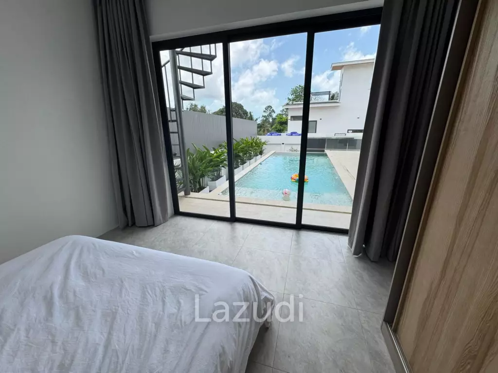 Modern 3-Bedroom Pool Villa in Prime Bo Phut Location