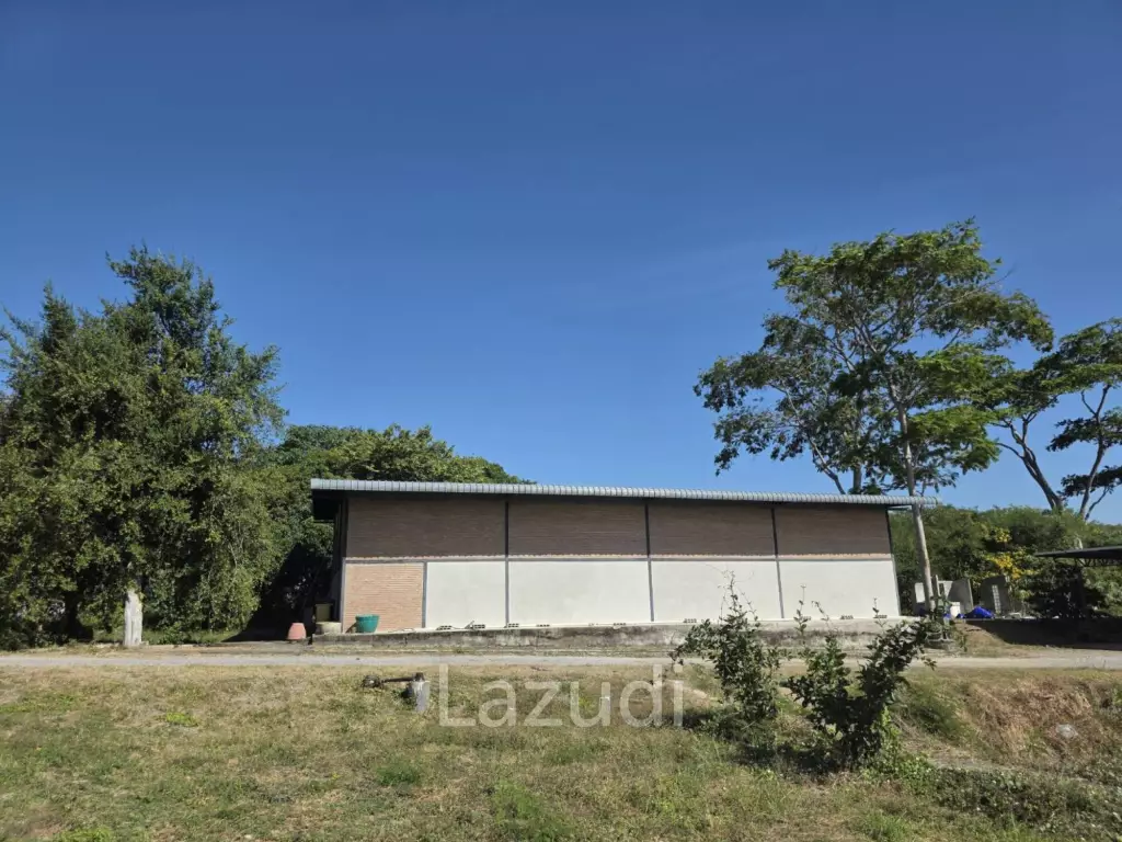 Massive 14-Rai Prime Land with House in Sattahip