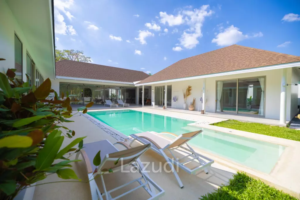 Modern 5-Bedroom Tropical Pool Villa for Sale in Cherng Talay