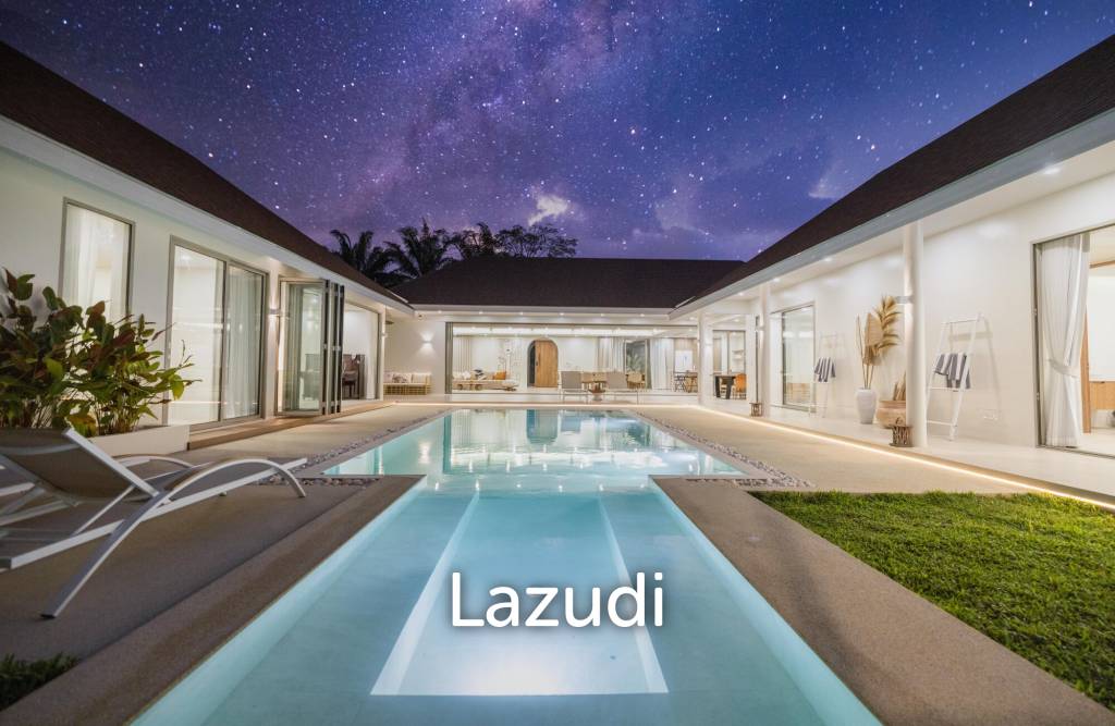 Modern 5-Bedroom Tropical Pool Villa for Sale in Cherng Talay