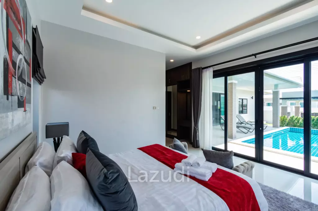 223 sqm pool villa in Emerald Valley Hua Hin 3, Thap Tai - Type C