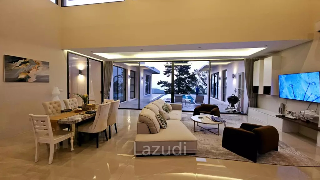 Contemporary 4-Bedroom Sea View Villa in Bang Por