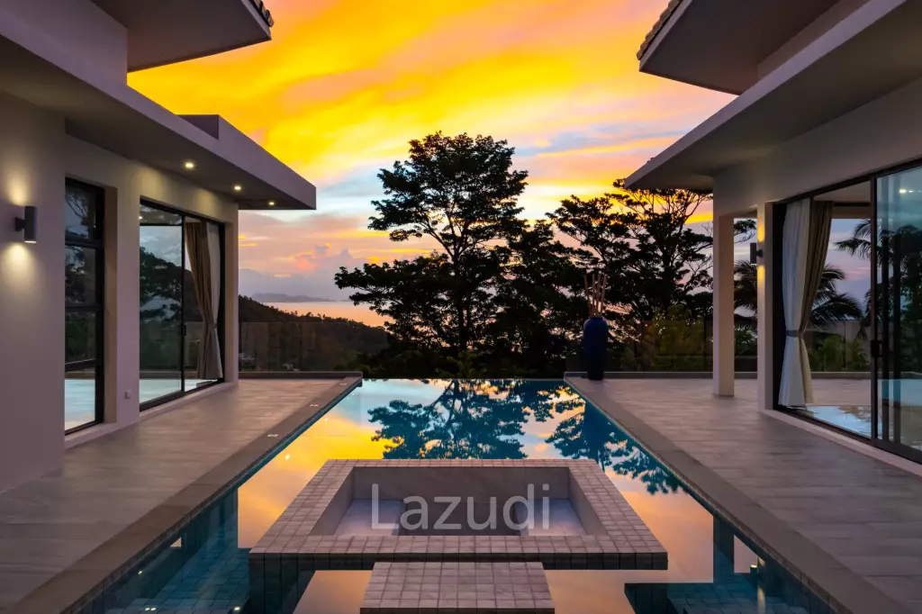 Contemporary 4-Bedroom Sea View Villa in Bang Por