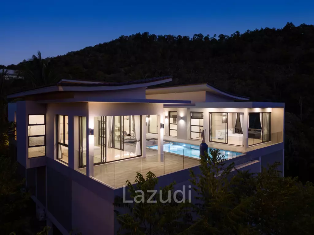 Contemporary 4-Bedroom Sea View Villa in Bang Por