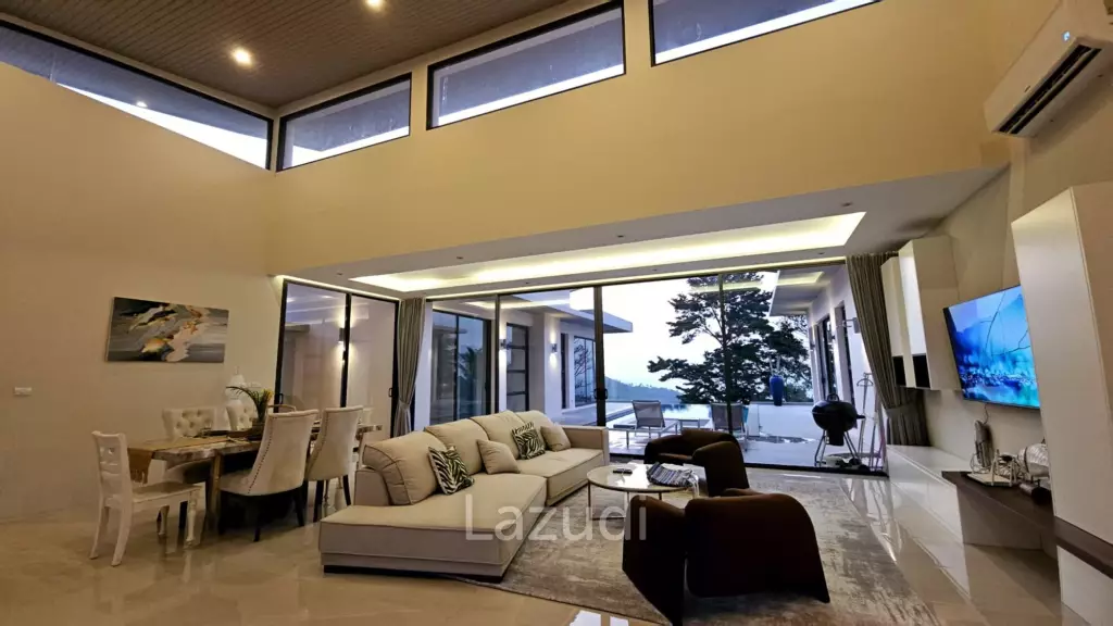 Contemporary 4-Bedroom Sea View Villa in Bang Por
