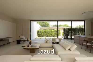 Elegant 3-Bedroom Beachside Pool Villa Just 350m from the Beach