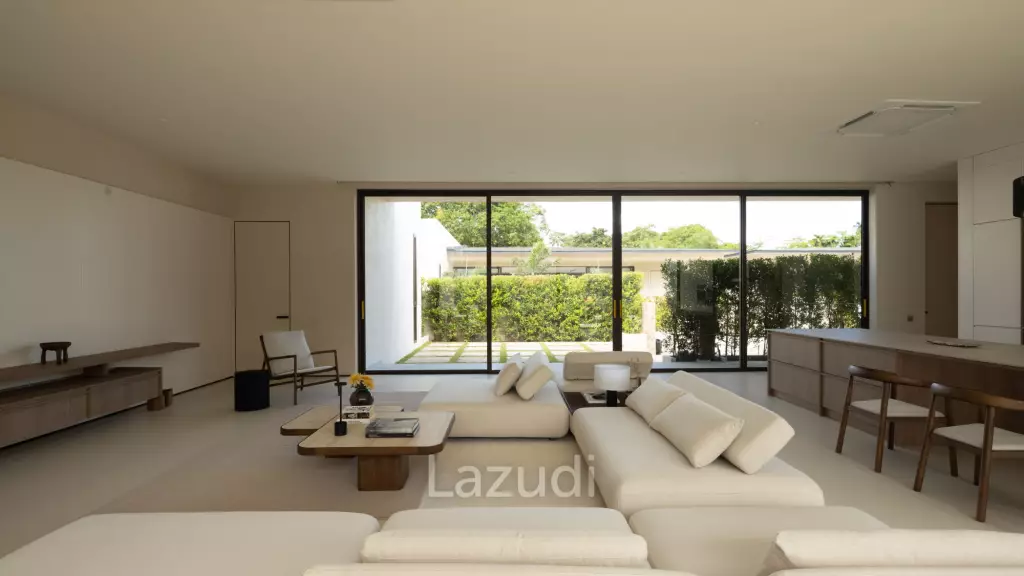 Elegant 3-Bedroom Beachside Pool Villa Just 350m from the Beach