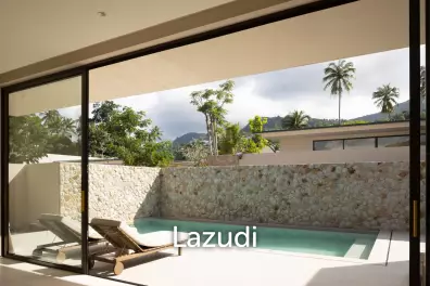 Elegant 3-Bedroom Beachside Pool Villa Just 350m from the Beach