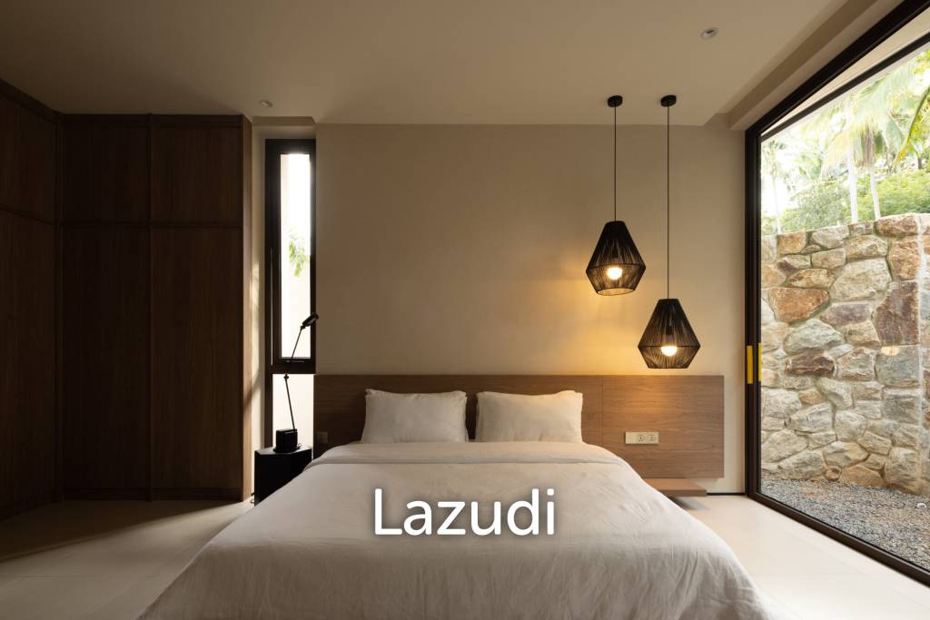 Elegant 3-Bedroom Beachside Pool Villa Just 350m from the Beach