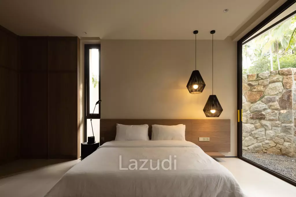Elegant 3-Bedroom Beachside Pool Villa Just 350m from the Beach