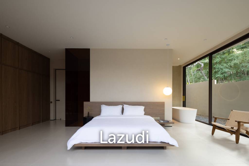 Elegant 3-Bedroom Beachside Pool Villa Just 350m from the Beach