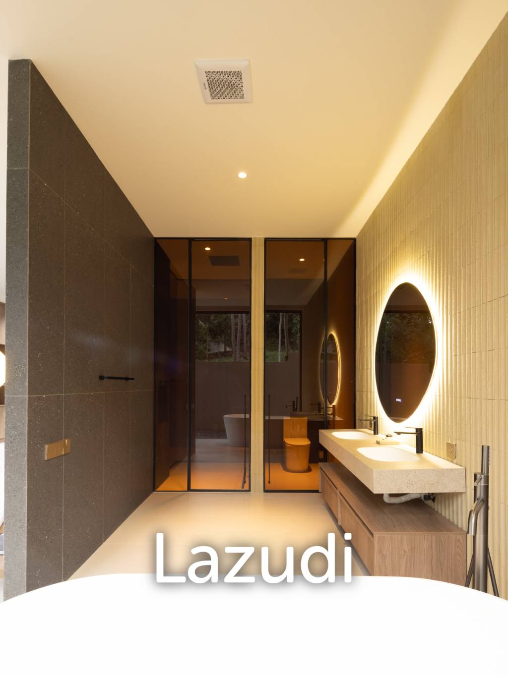Elegant 3-Bedroom Beachside Pool Villa Just 350m from the Beach