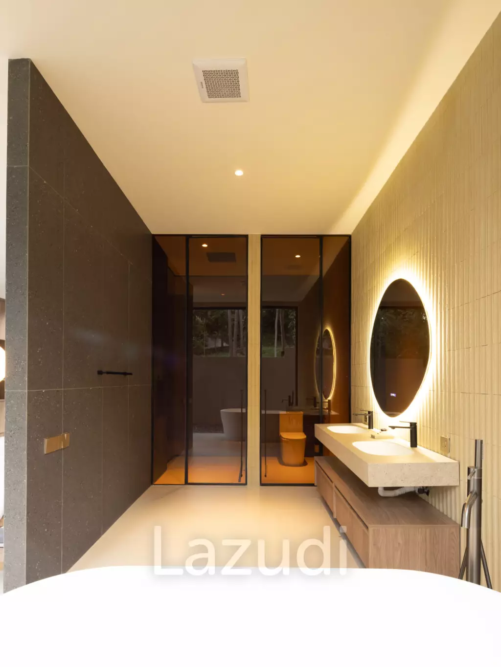 Elegant 3-Bedroom Beachside Pool Villa Just 350m from the Beach