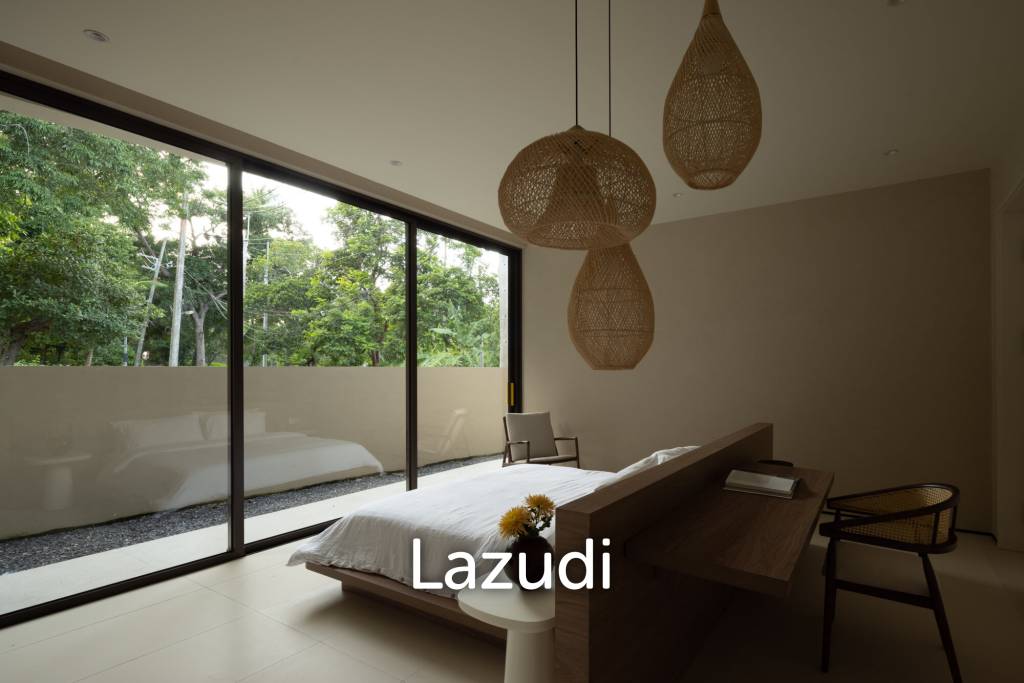 Elegant 3-Bedroom Beachside Pool Villa Just 350m from the Beach