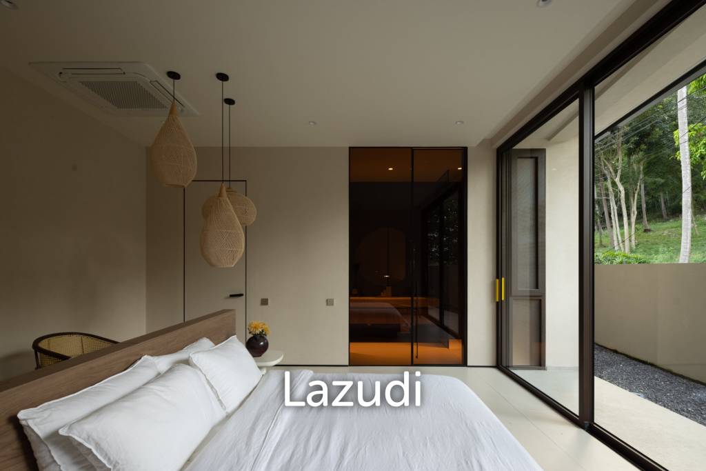 Elegant 3-Bedroom Beachside Pool Villa Just 350m from the Beach
