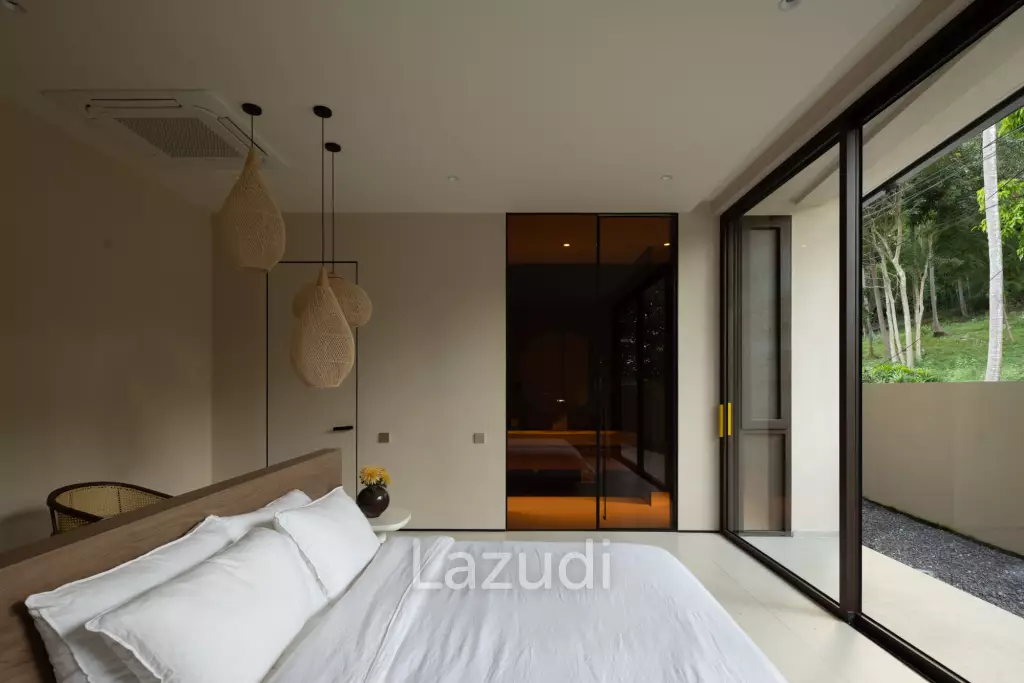 Elegant 3-Bedroom Beachside Pool Villa Just 350m from the Beach