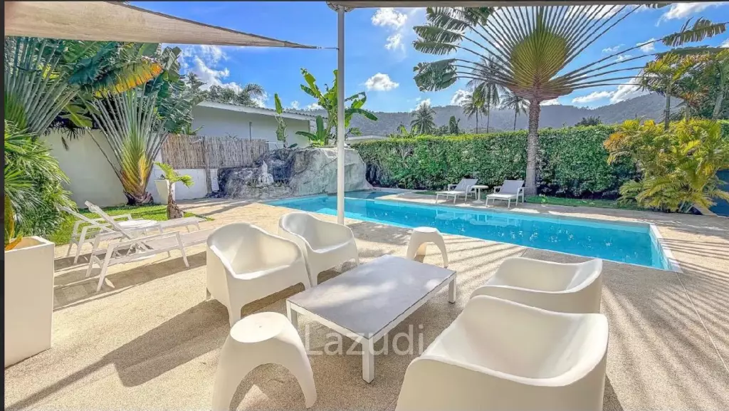 3-Bedroom Tropical Pool Villa with Strong Rental Yield – Maenam