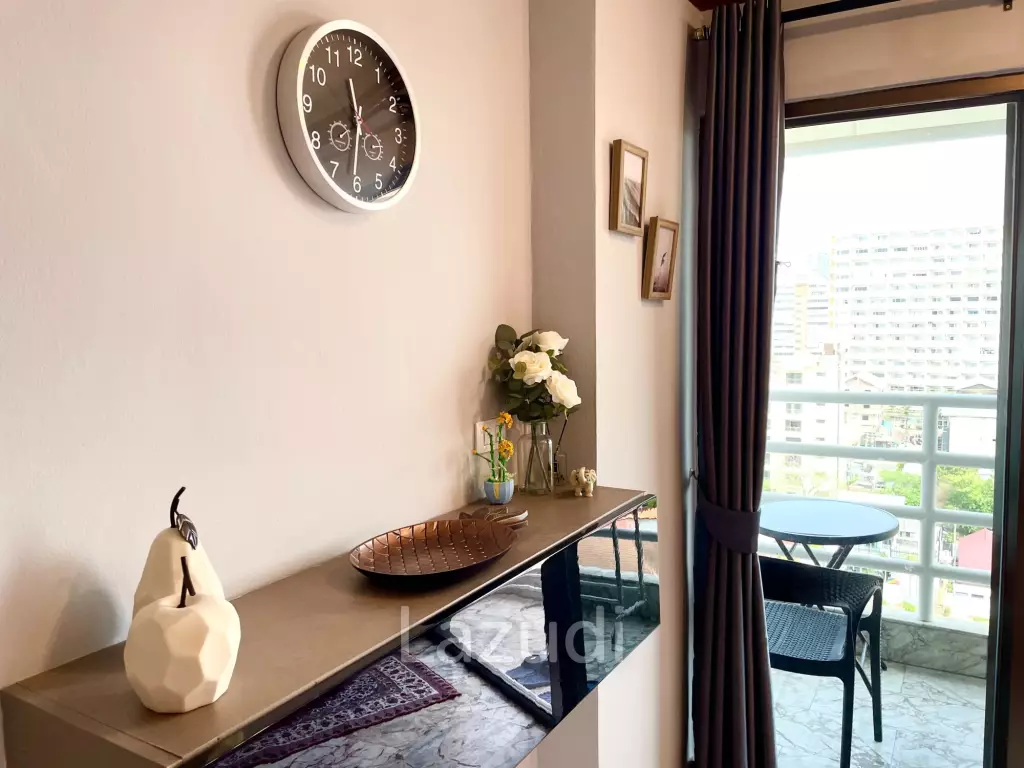 ห้องสตูดิโอขนาดกว้างขวาง ชั้น 12 ที่วิวทะเล 2 จอมเทียน