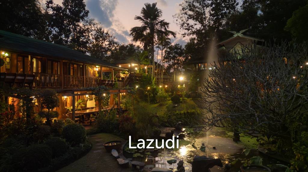 ขายบ้านไม้สัก 3 หลัง 7 ห้องนอน บนเนินใกล้ตัวเมืองเชียงราย