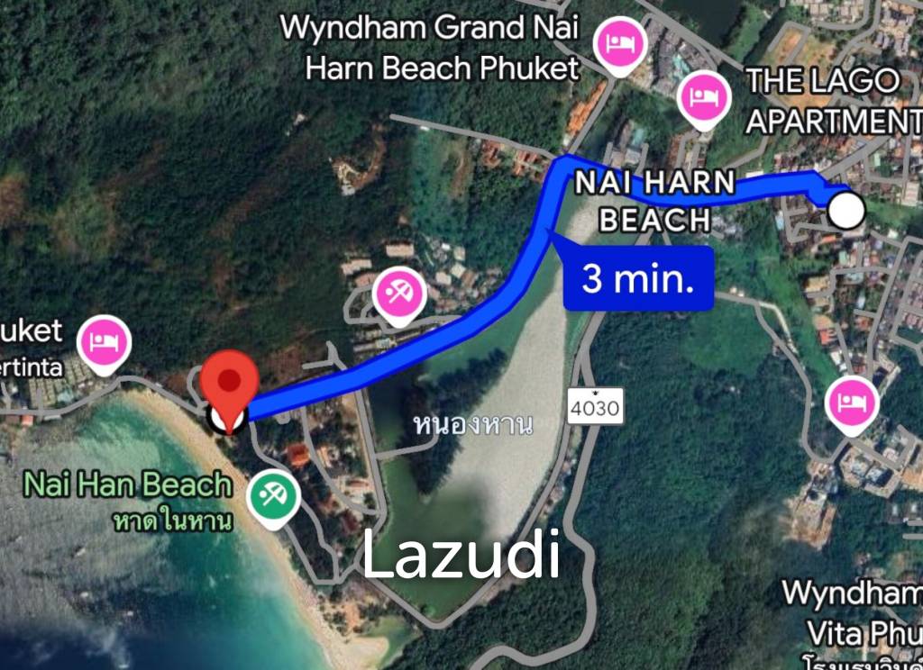 Foreign Freehold 36 sqm studio condo near Nai Harn Beach Phuket