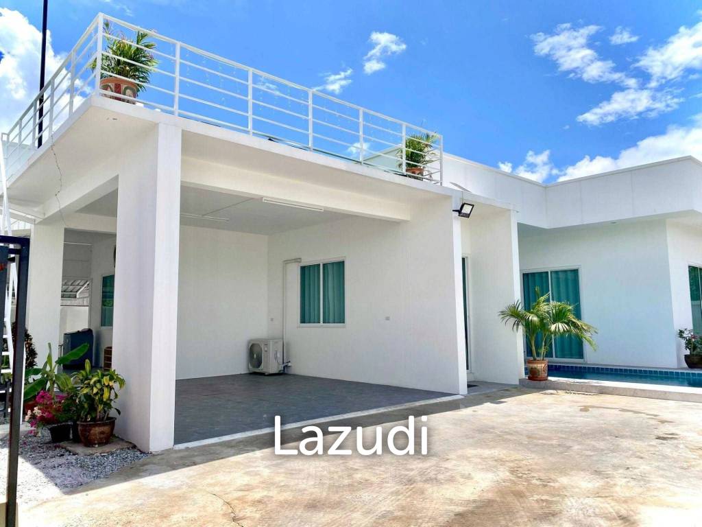 Modern Pool Villa with Private Rooftop Lounge Pong