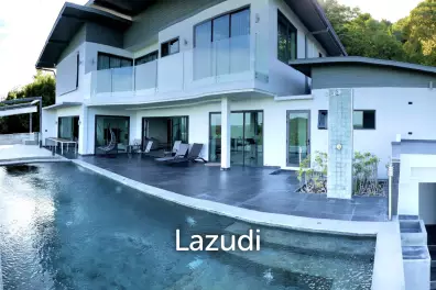 Contemporary 4-Bedroom Sunset View Villa on Koh Phangan