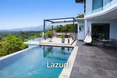 Contemporary 4-Bedroom Sunset View Villa on Koh Phangan