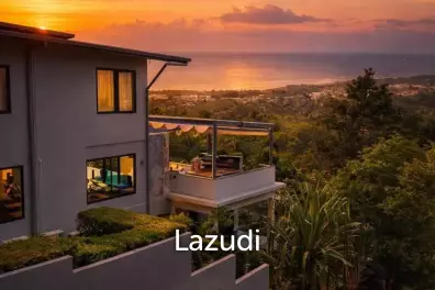 Contemporary 4-Bedroom Sunset View Villa on Koh Phangan