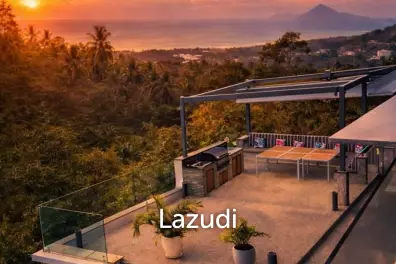 Contemporary 4-Bedroom Sunset View Villa on Koh Phangan