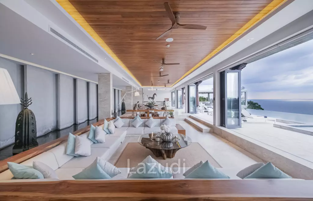 Ultra Luxury Pool Villa for Sale with Panoramic Ocean Views over Surin Beach