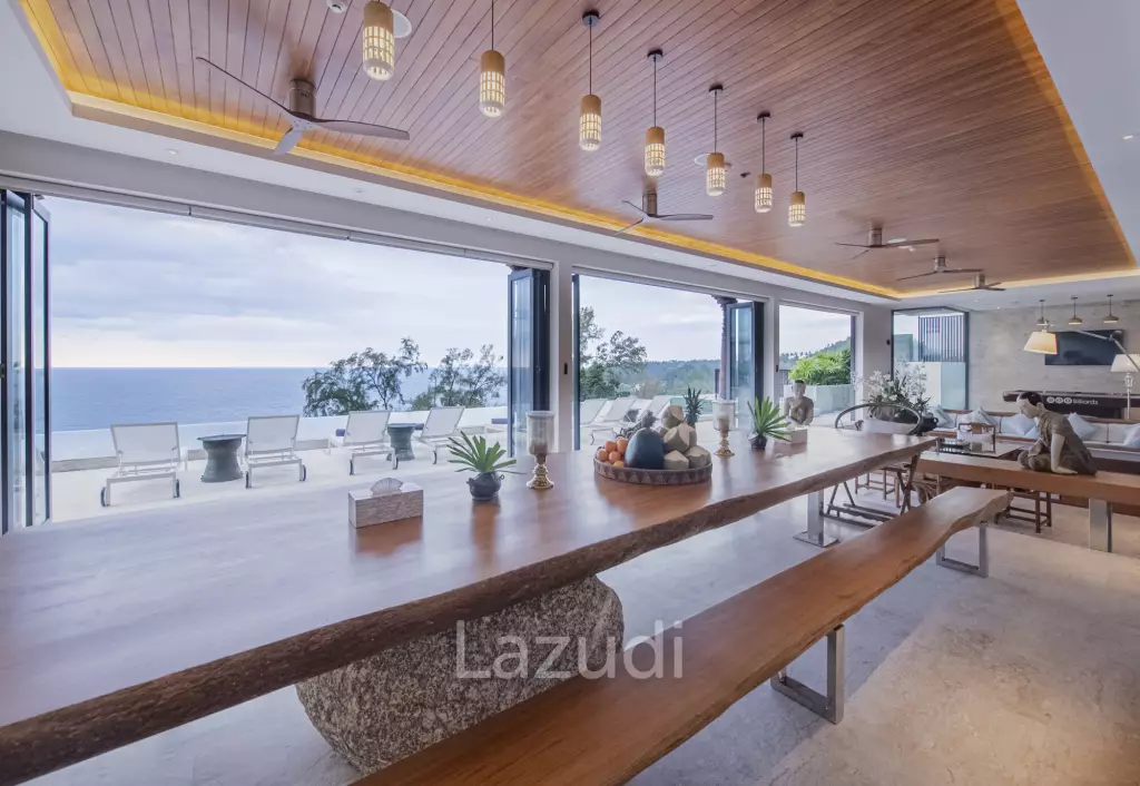 Ultra Luxury Pool Villa for Sale with Panoramic Ocean Views over Surin Beach
