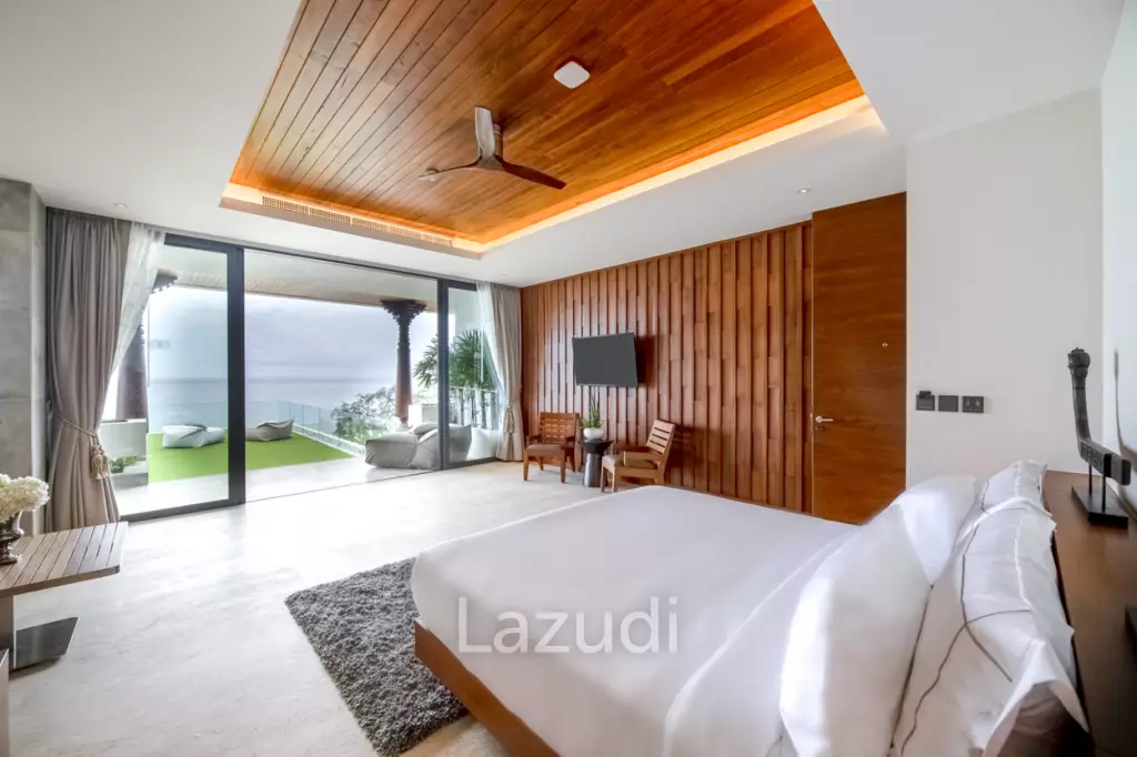 Ultra Luxury Pool Villa for Sale with Panoramic Ocean Views over Surin Beach