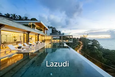 Ultra Luxury Pool Villa for Sale with Panoramic Ocean Views over Surin Beach