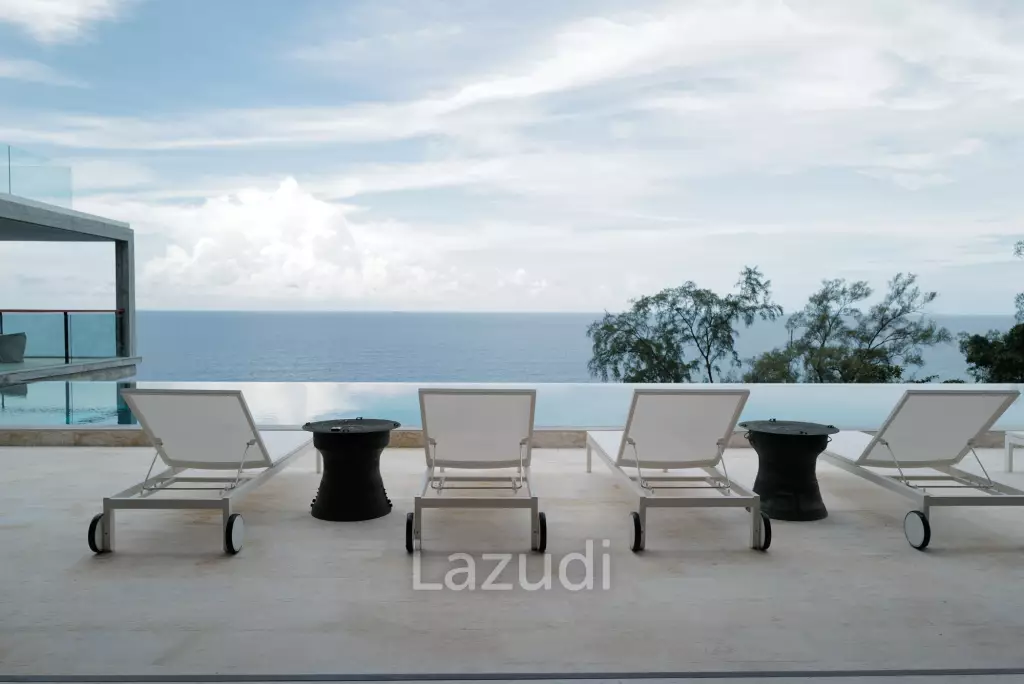 Ultra Luxury Pool Villa for Sale with Panoramic Ocean Views over Surin Beach