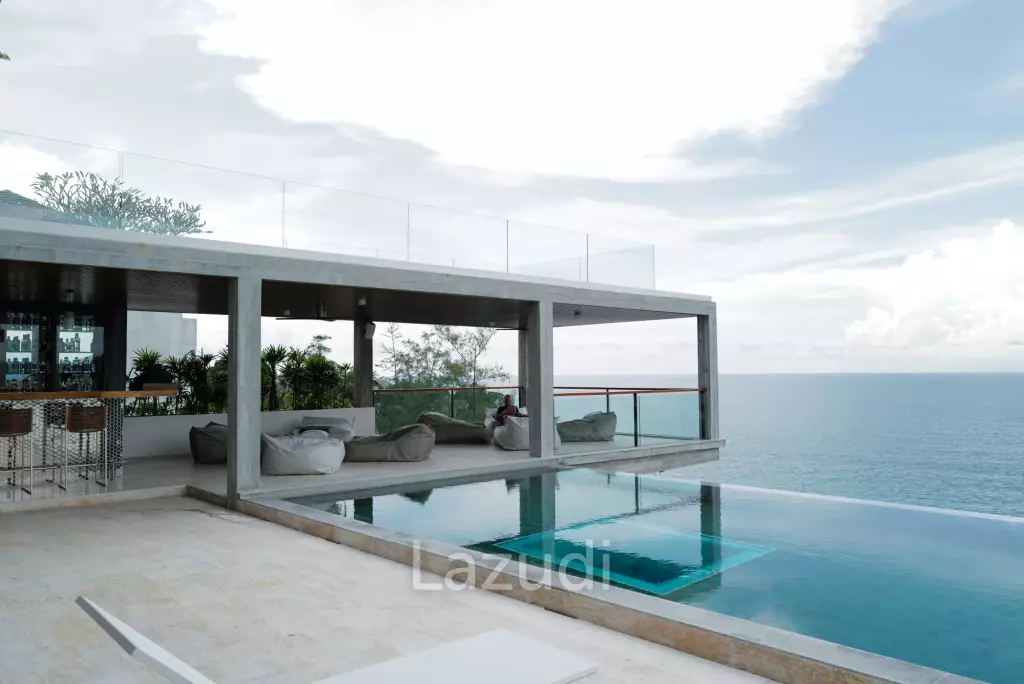 Ultra Luxury Pool Villa for Sale with Panoramic Ocean Views over Surin Beach