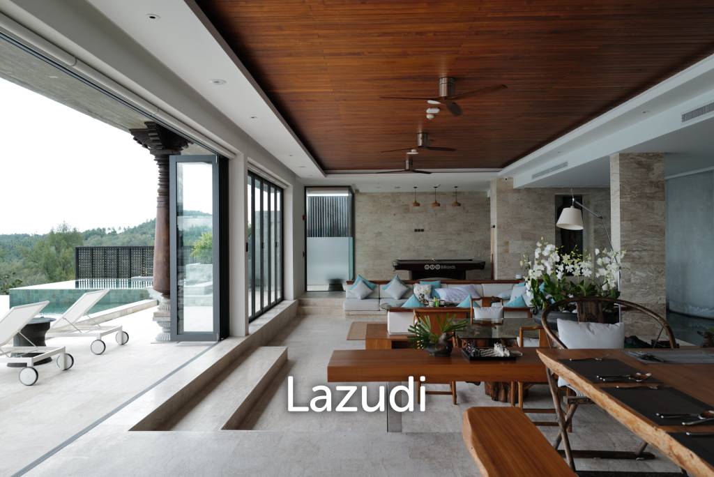 Ultra Luxury Pool Villa for Sale with Panoramic Ocean Views over Surin Beach