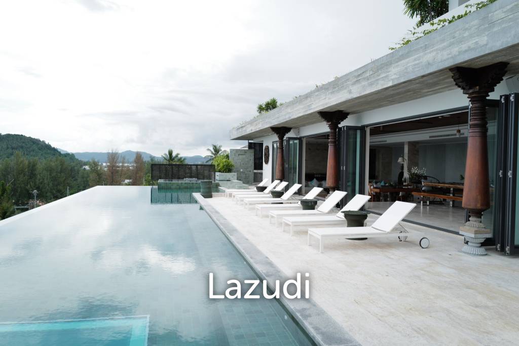 Ultra Luxury Pool Villa for Sale with Panoramic Ocean Views over Surin Beach