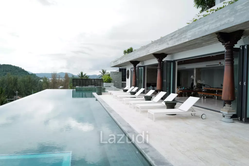 Ultra Luxury Pool Villa for Sale with Panoramic Ocean Views over Surin Beach