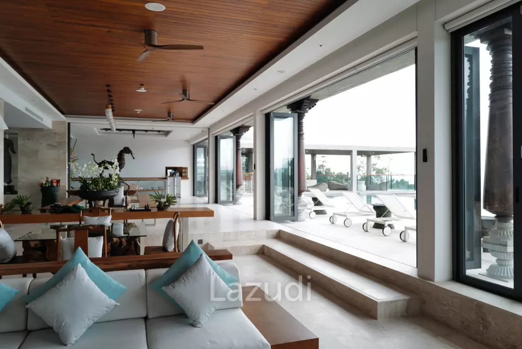 Ultra Luxury Pool Villa for Sale with Panoramic Ocean Views over Surin Beach